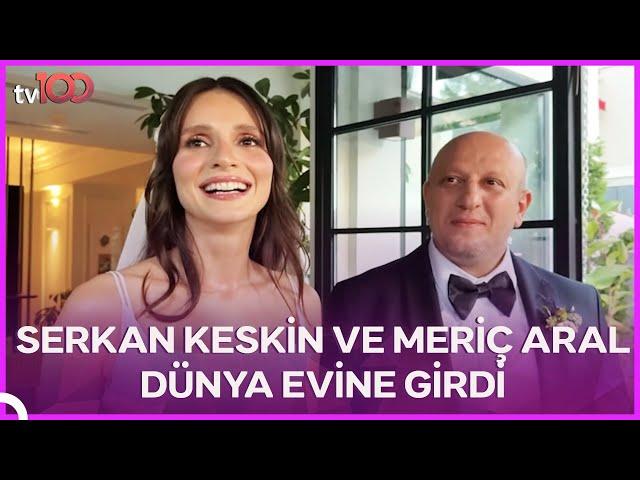 Serkan Keskin ve Meriç Aral'ın Düğününden Özel Görüntüler ve Röportajlar