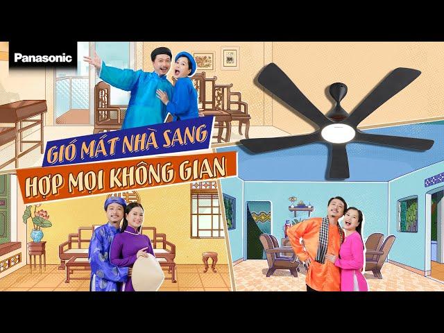“Vừa mát vừa sang” với quạt trần Panasonic nà! | LÂM VỸ DẠ x HỨA MINH ĐẠT