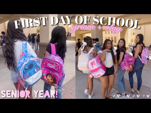 GRWM LAST FIRST DAY OF HIGHSCHOOL 2024 | senior year ep. 2