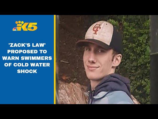 ‘Zack’s Law’ proposed to warn swimmers of cold water shock