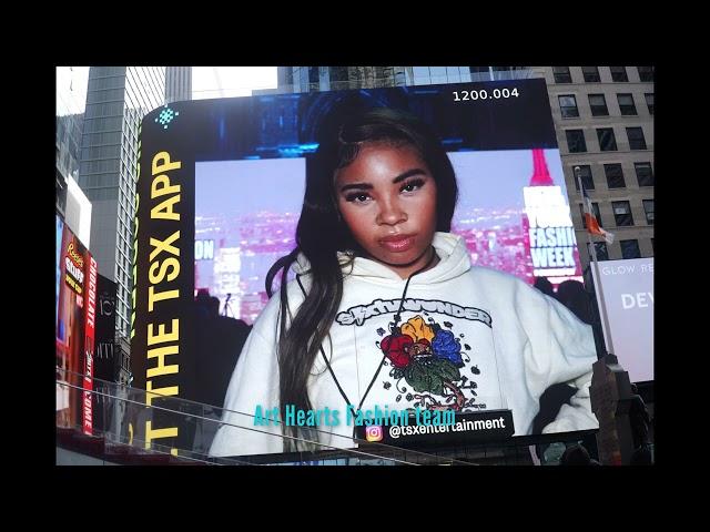 art hearts fashion team times square billboard publication alexander gurman filming