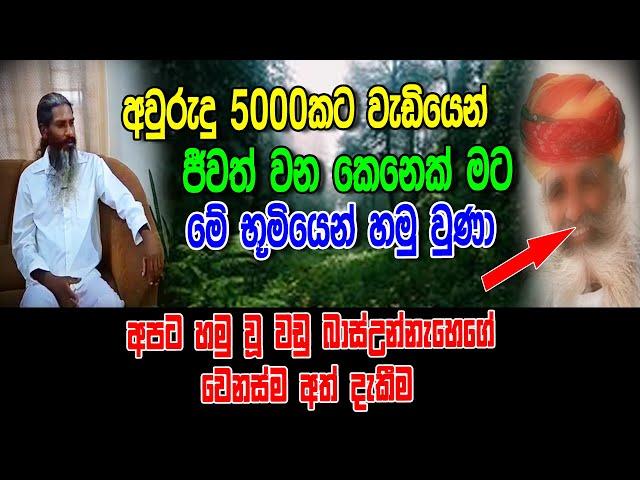 අවුරුදු 5000 කට වැඩිය ජීවත් වන කෙනෙක් මට මේ භූමියෙන් හමු වුණා || Siwhela TV