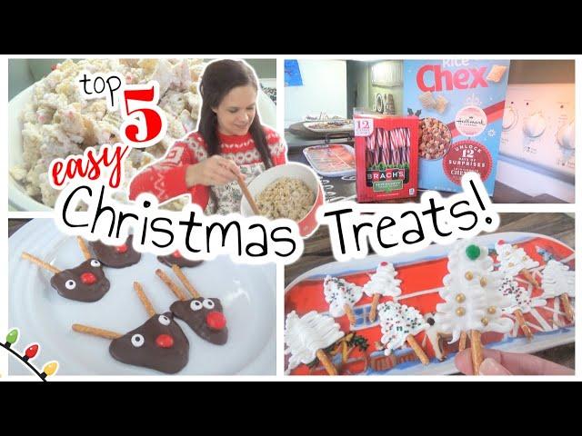 5 of The Absolute EASIEST Christmas Treats to make this year! 