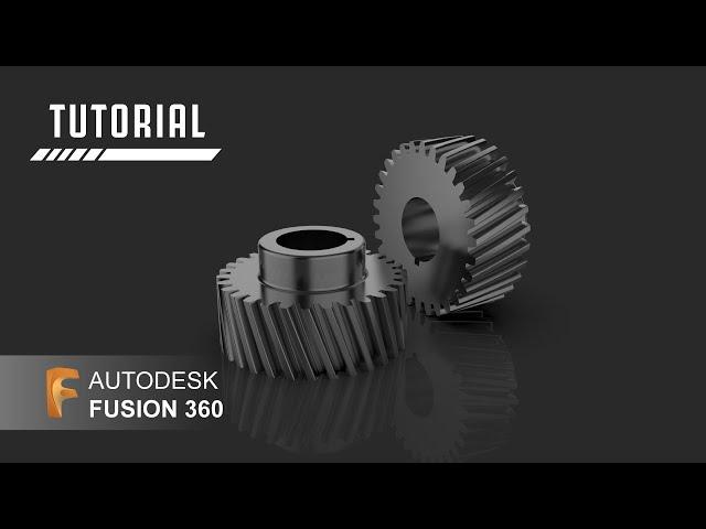 How to design a helical gear on Autodesk Fusion 360 | Fusion 360 Tutorial