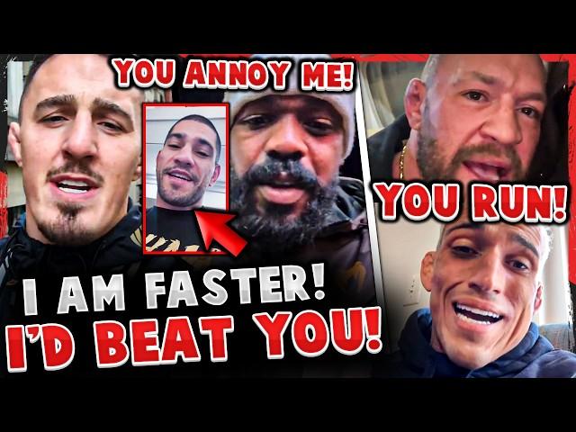 Jon Jones RESPONDS to Tom Aspinall MESSAGE + Alex Pereira REACTS! Conor McGregor & Charles Oliveira!