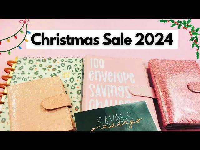 CHRISTMAS SALE 2024 | Cash Wallets | SAVINGS CHALLENGES | Cash Envelopes | BUDGET PLANNERS