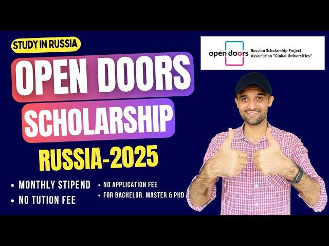 Open Doors Scholarship for Bachelor Master & PhD | Step by Step guide