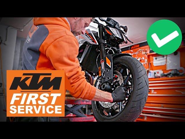 KTM 790 DUKE | First Service Walk Through