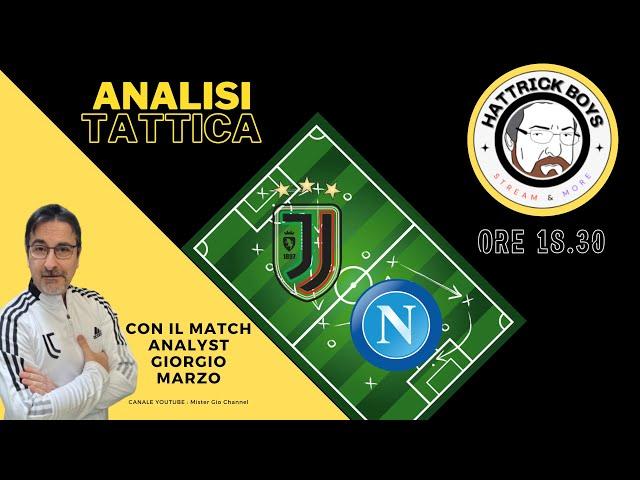 ANALISI TATTICA JUVENTUS NAPOLI con Giorgio Marzo