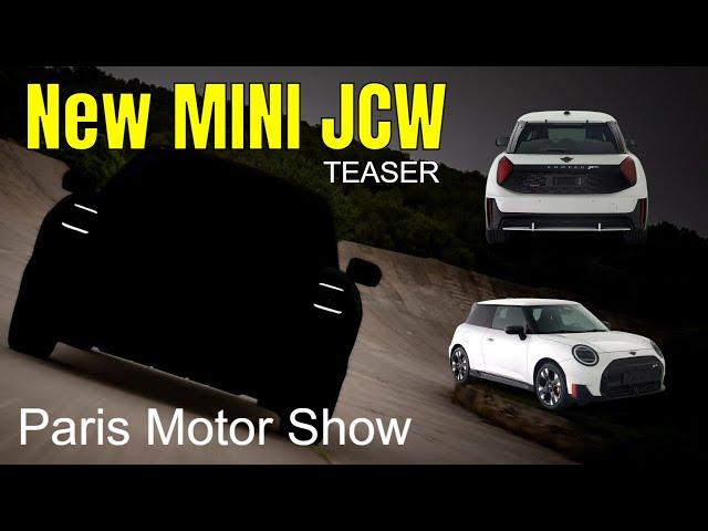 MINI John Cooper Works JCW Teaser Before Paris Motor Show Reveal