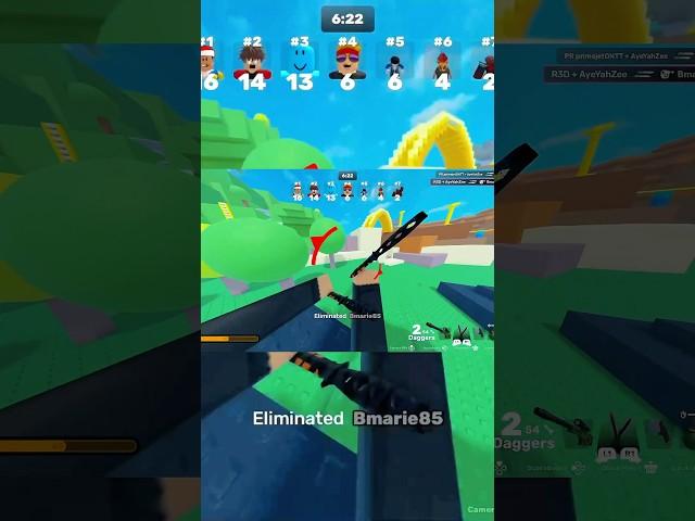 RIVALS DOUBLE KNIFE IS SO FUN WITH MOVEMENT #roblox #rivals #montage #rivals #movement #gaming