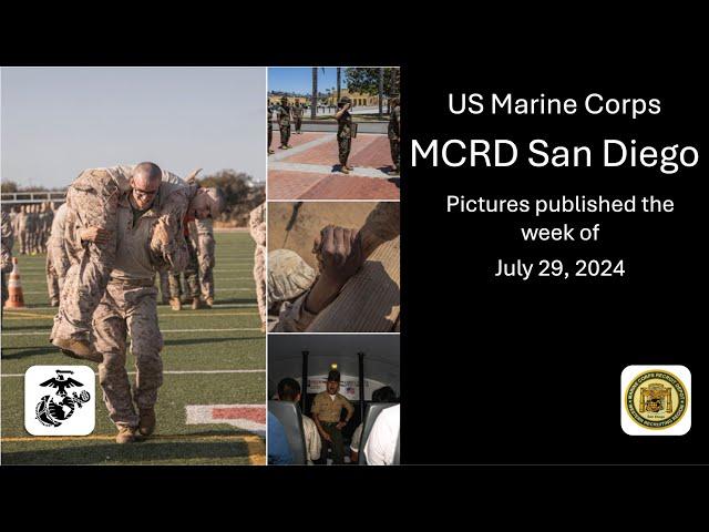 USMC: MCRD San Diego Photos Published the week of July 29, 2024.