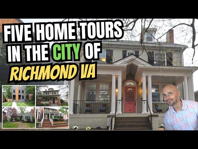 Tours Of 5 Homes For Sale In The City Of Richmond VA | Richmond City House Tours | City of Richmond