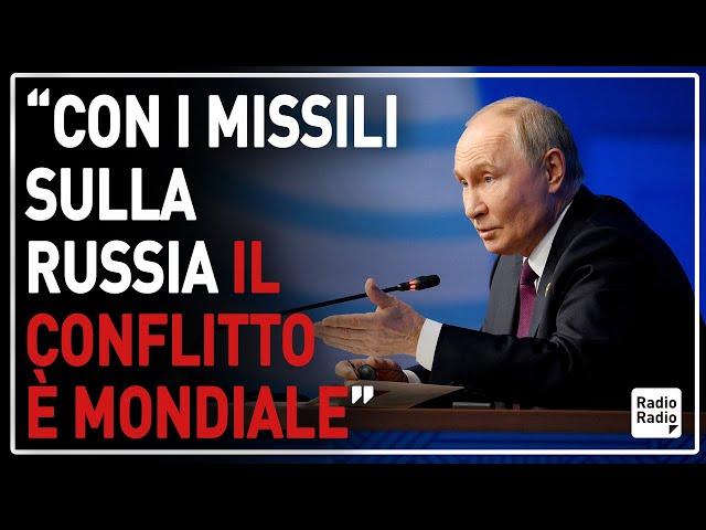 PUTIN ANNUNCIA ▷ "Con i missili NATO SULLA RUSSIA il CONFLITTO è MONDIALE" | [SUB.ITA]