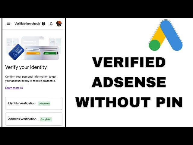 how to verify adsense account without pin || google adsense