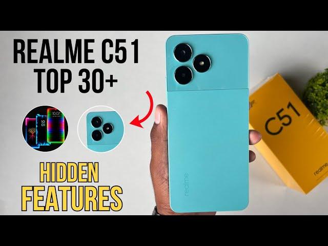 Realme C51 Top 30+++ Hidden Features | Realme C51 Tips & Tricks | Realme C51