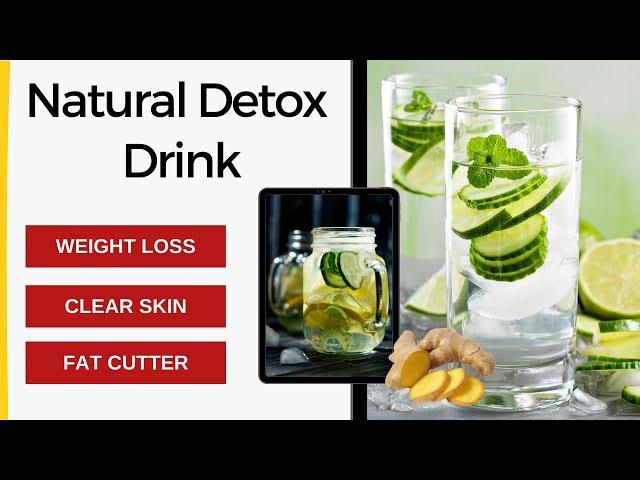 Detox Water Recipe | Natural Slimming Drink | Detox water for weight Loss | #shorts | Dr. Seema