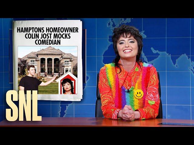 Weekend Update: Sarah Sherman Roasts Colin Jost Again - SNL