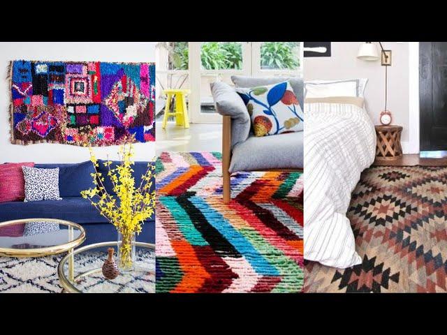 Colorful Rugs and Decor Ideas. Decorating Home with Rugs.