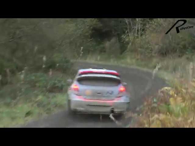 Juho Hänninen Hyundai WRC Wales Rally GB Test 2014