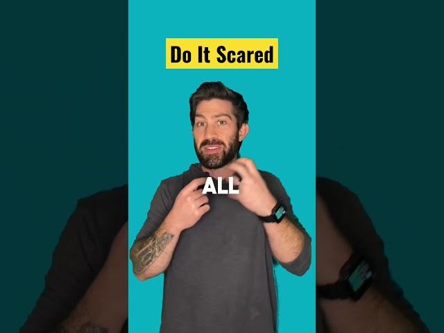 Do It Scared #videocreator #contenttips