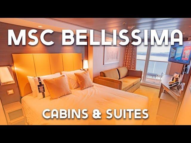 MSC Bellissima cabins and suites tour