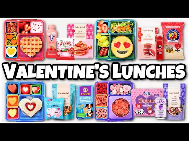 Eating ONLY Valentines Day Food For Lunch! ️ Bunches of Lunches