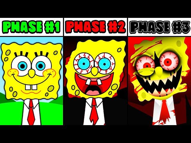 All Phases in New Incredibox Sprunki Oc of SpongeBob: From Phase 1 to Phase 3