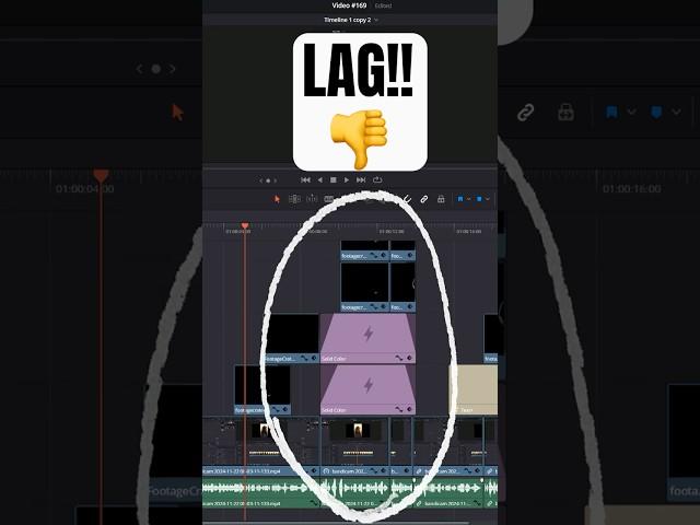 Got LAG Issues? Try These 2 Tips! - DaVinci Resolve