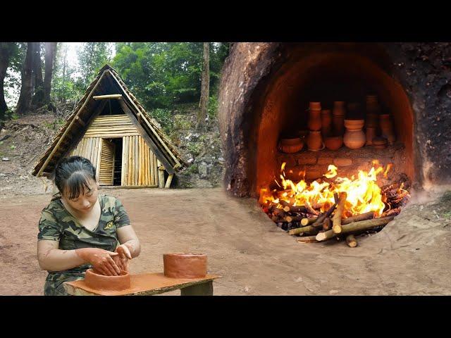 Finding Clay in Nature - Primitive Kilns and Pottery/ PHUC Survival in the Wild, Part 7