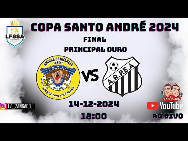 FINAL PRINCIPAL OURO COPA SANTO ANDRÉ FUTSAL AMIGOS DE INFÂNCIA  X  ARPEA FUTSAL