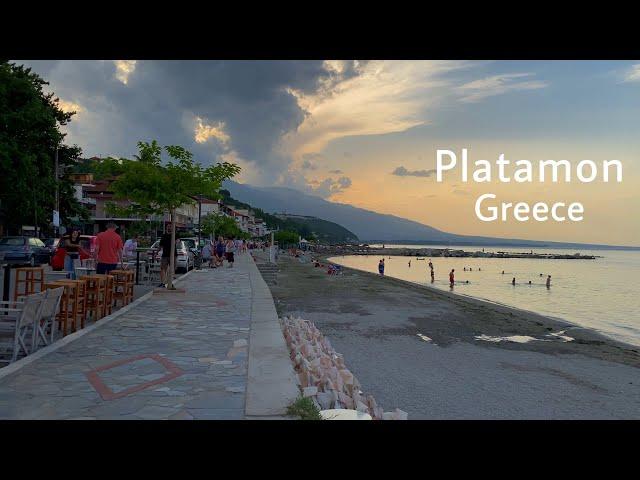 Platamon Pieria Greece  Walking Tour 2022