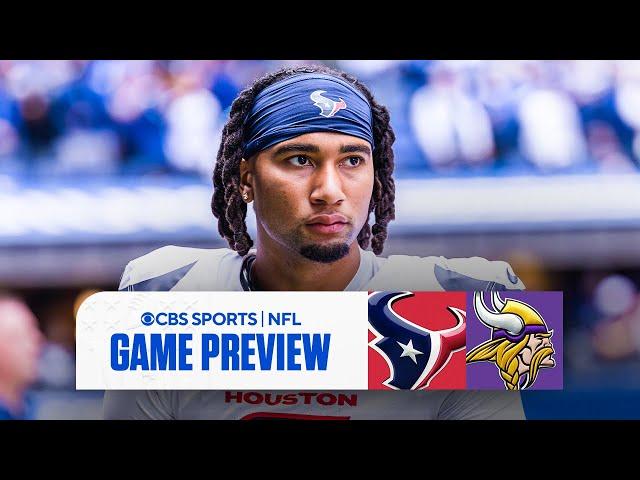 NFL Week 3: Ian Eagle previews Texans at Vikings | FULL Game Preview