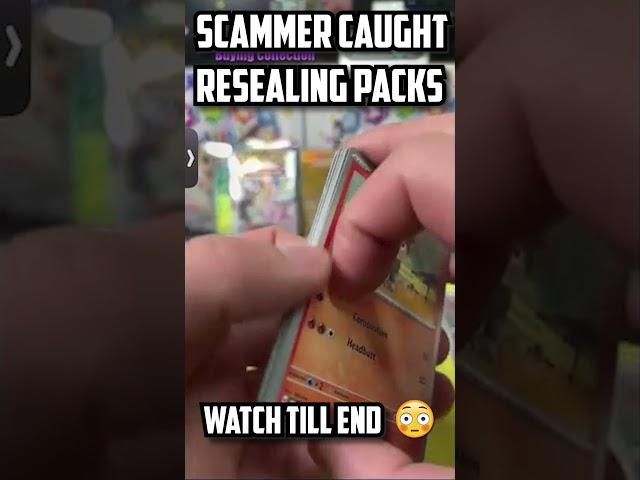 Scammer EXPOSED Resealing Prismatic Evolutions Packs on Whatnot! 