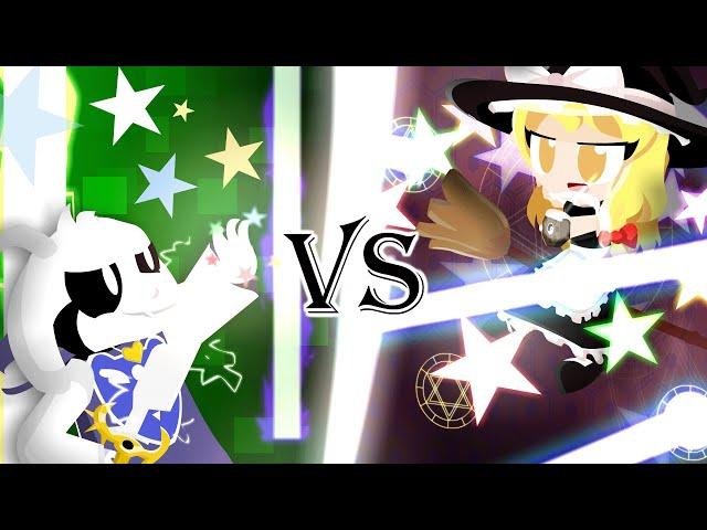 Asriel Dreemurr vs Marisa Kirisame - (UNDERTALE vs Touhou) Animation