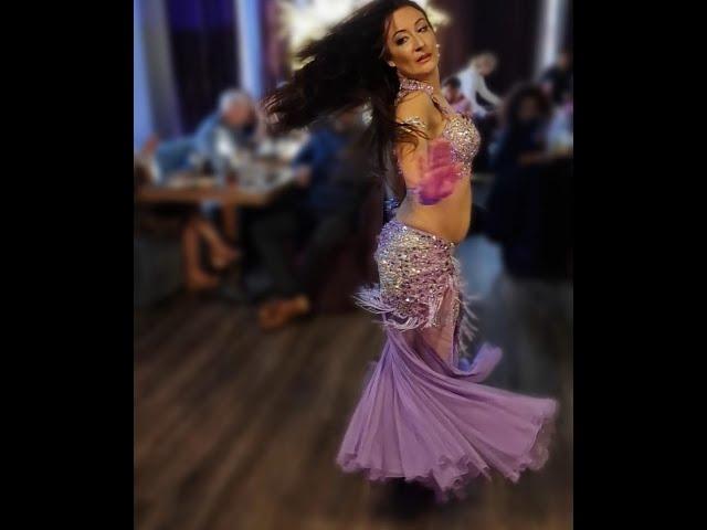 London Bellydancer Tevec performing at TARSHISH, Turkish restaurant