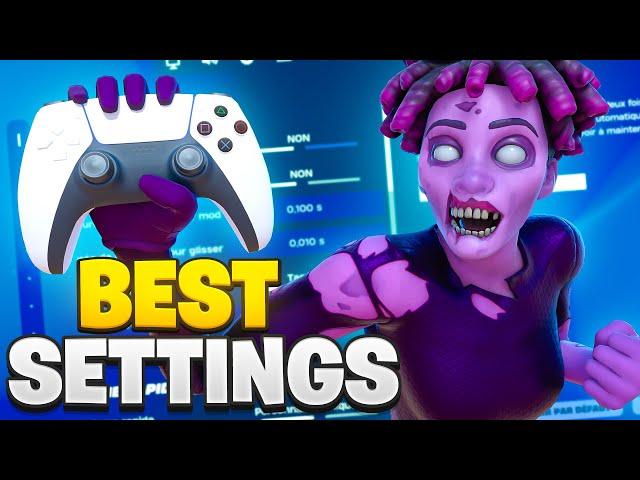 *NEW* BEST Fortnite Controller Settings + Sensitivity for Chapter 5! (PS4/PS5/Xbox/PC)