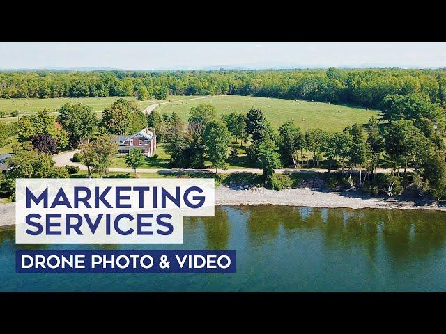 Marketing Services | Drone Photo & Video | Coldwell Banker Islands Realty | Selling Vermont Homes