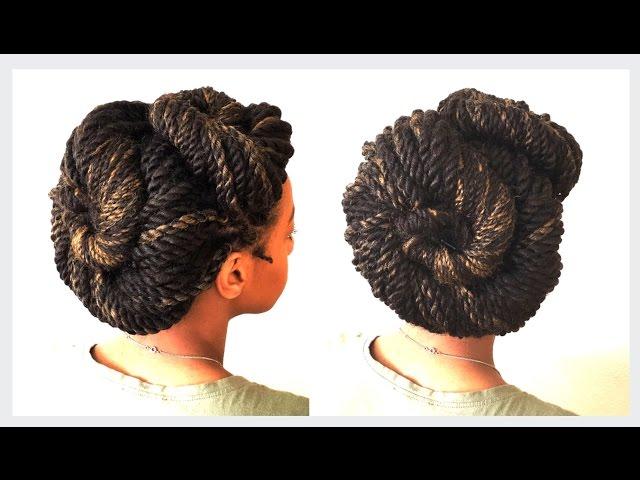 How To Style Twist | Spiral Updo