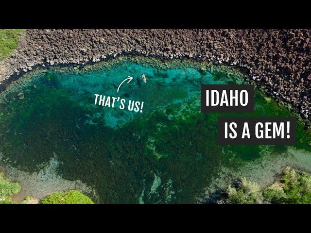 THIS is IDAHO?! Exploring Southern Idaho's EPIC Box Canyon & Blue Heart Springs