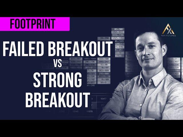 Footprint Chart Trading: Failed Breakout vs. Strong Breakout | Axia Futures