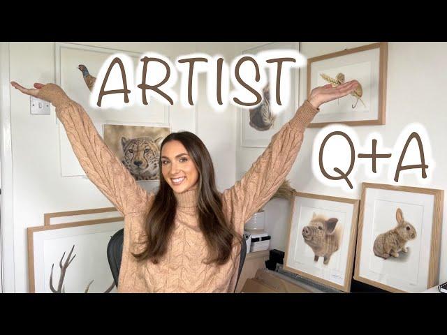 Artist Q&A - How I Started & Became a Full Time Artist