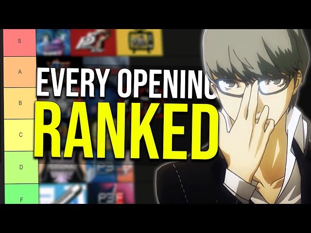 I Ranked EVERY Persona Opening