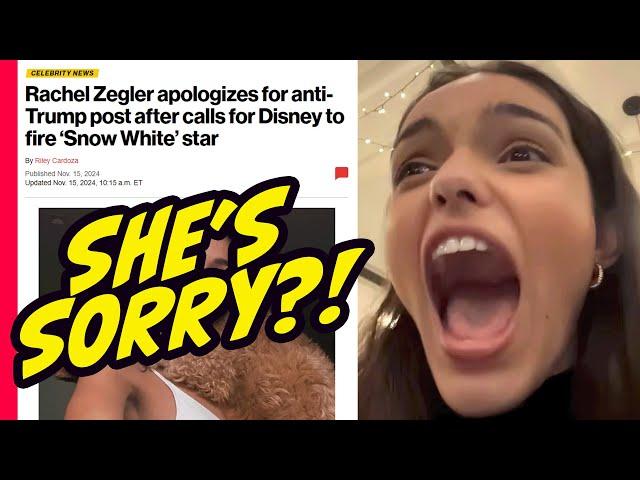 Rachel Zegler APOLOGIZES After Anti-Trump Tirade...