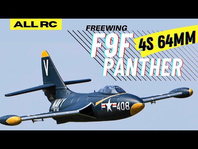 Freewing 64mm F9F Panther Demo Flight