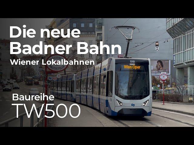 Die neue Badner Bahn - TW500 - Eindrücke & Mitfahrt zwischen Wien Oper und Baden Josefsplatz