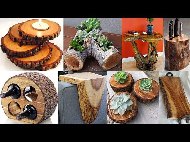 Creative wood log ideas you can make for profit or to transform your home decor