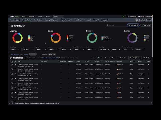 SIEM In Seconds - Splunk ES Overview - Review