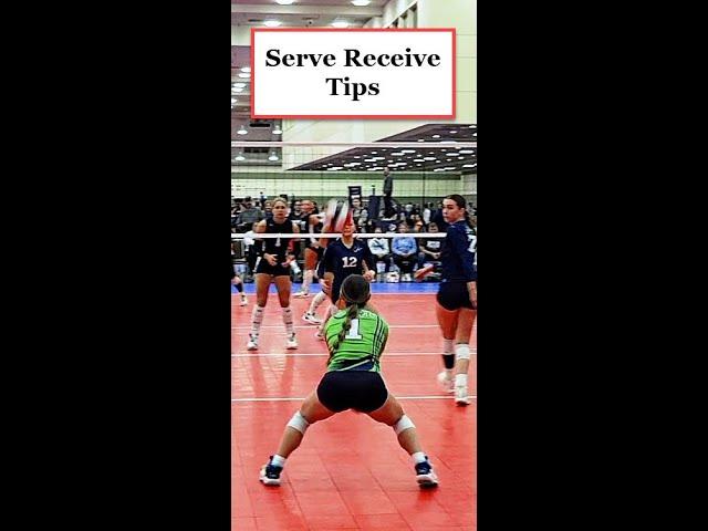 Volleyball Serve Receive Tutorial by Delaney Moon. Serve receive tips. #dmoon #libero #volleyball