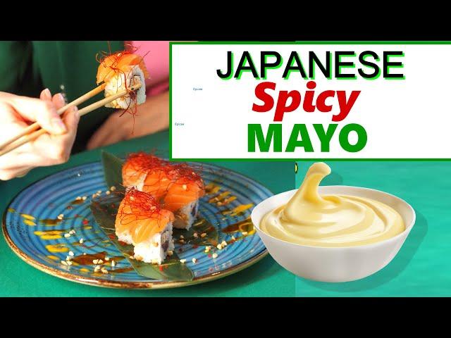 Japanese Spicy Mayonnaise | 3-Minute Homemade Recipe | Mayo for Sushi